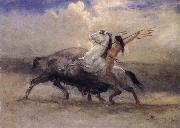 Albert Bierstadt Last of the Buffalo Sweden oil painting artist